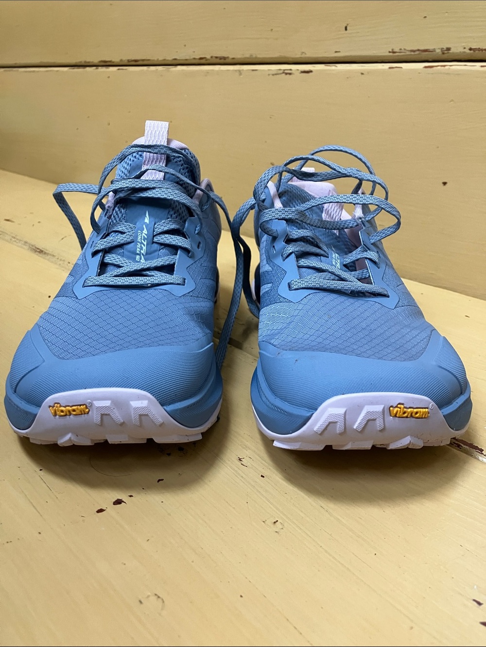 Altra Women's Light Blue Trail Running Shoes with White Soles
